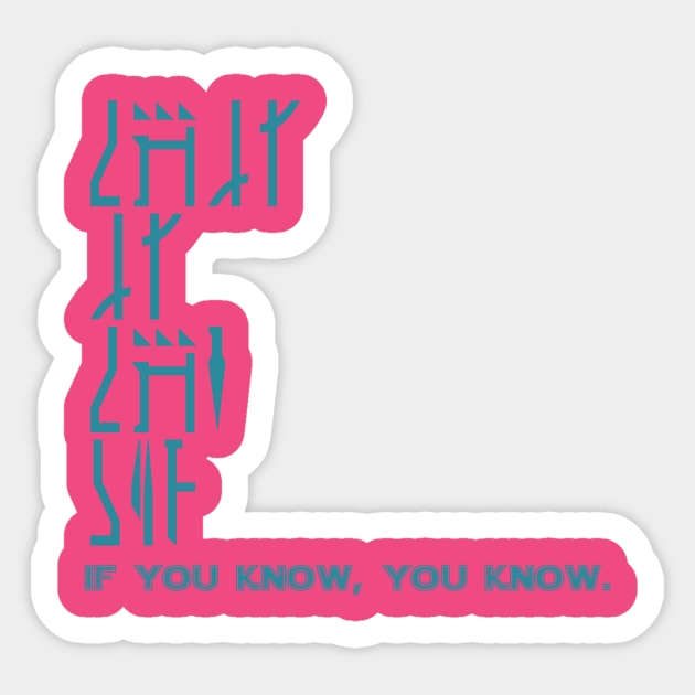 This Is The Way 🤐 Sticker by The Lost Flix